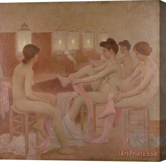 Fernand Pelez The Dancers Stretched Canvas Painting / Canvas Art