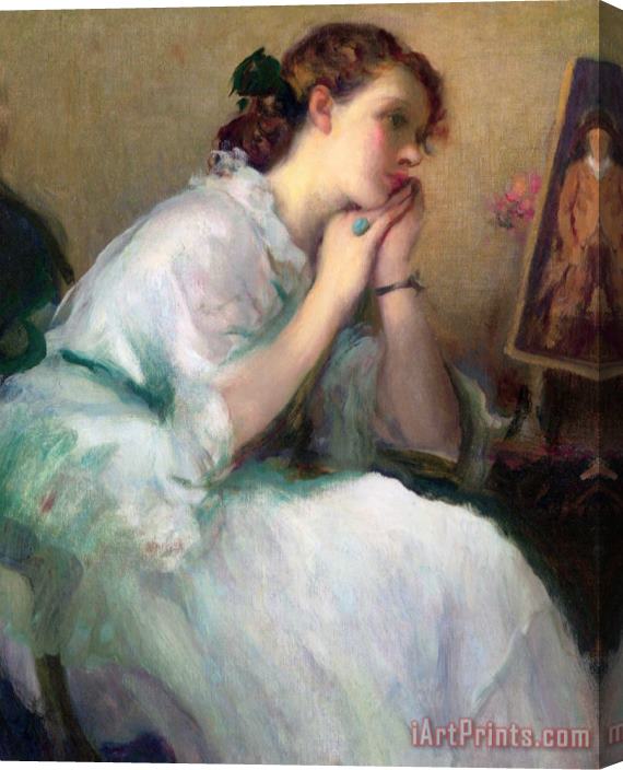 Fernand Toussaint Daydreaming Stretched Canvas Print / Canvas Art