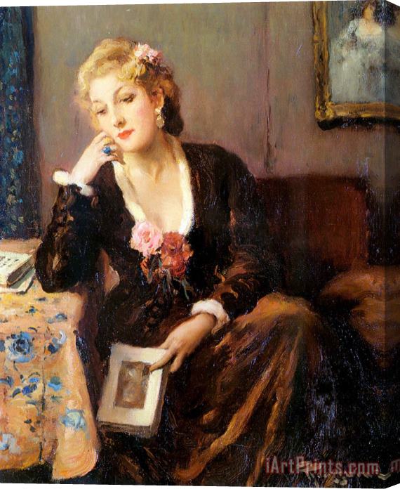 Fernand Toussaint Faraway Thoughts Stretched Canvas Print / Canvas Art