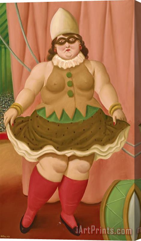 Fernando Botero Ballerina, 2007 Stretched Canvas Painting / Canvas Art