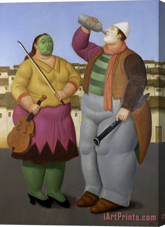 Fernando Botero Carnival E, 2016 Stretched Canvas Painting / Canvas Art