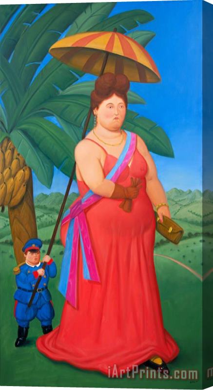 Fernando Botero The First Lady, 2010 Stretched Canvas Print / Canvas Art