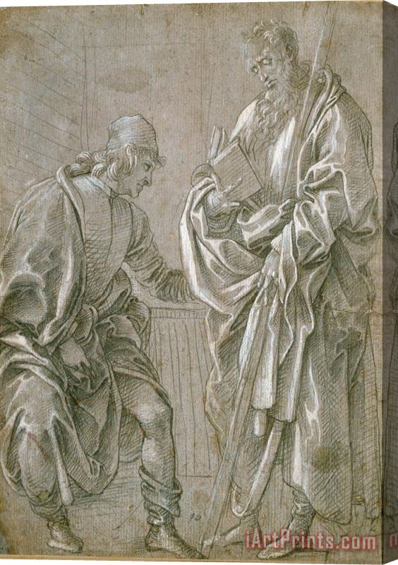 Filippino Lippi Apostle And Youth Stretched Canvas Painting / Canvas Art