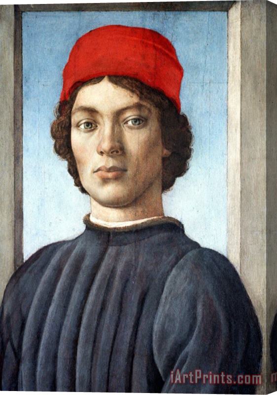 Filippino Lippi Portrait of a Youth Stretched Canvas Print / Canvas Art