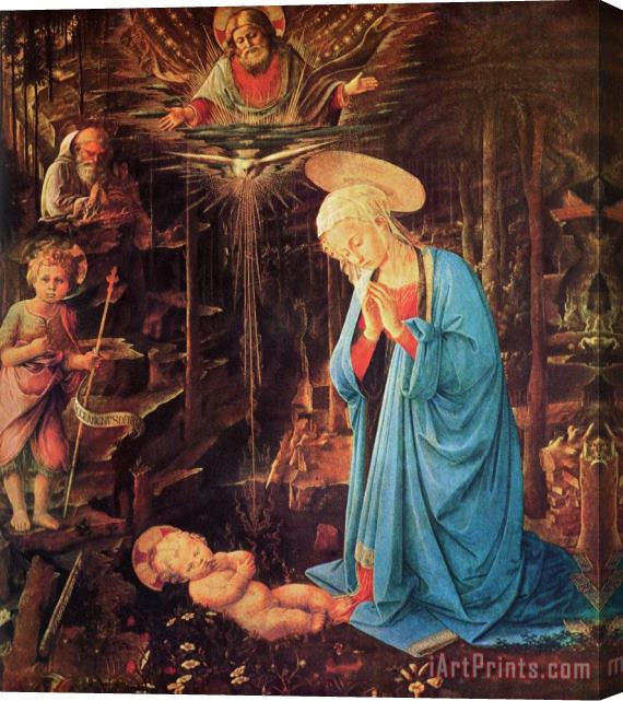 Filippino Lippi Virgin And Child Stretched Canvas Print / Canvas Art