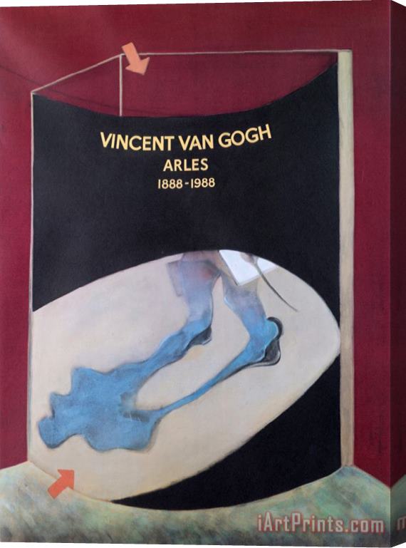 Francis Bacon Hommage to Vincent Van Gogh, 1989 Stretched Canvas Painting / Canvas Art