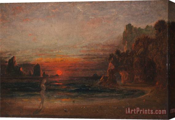 Francis Danby Study for 'calypso's Grotto' Stretched Canvas Print / Canvas Art