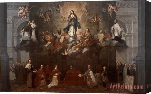 Francisco Antonio Vallejo Glorification of The Immaculate Conception Stretched Canvas Painting / Canvas Art