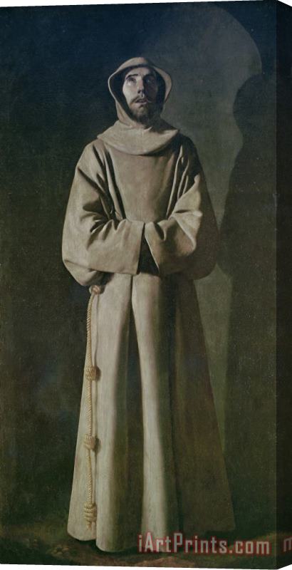Francisco de Zurbaran Saint Francis Stretched Canvas Painting / Canvas Art