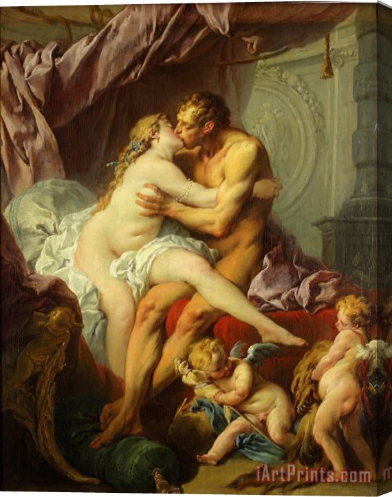 Francois Boucher Hercules And Omphale Stretched Canvas Painting / Canvas Art