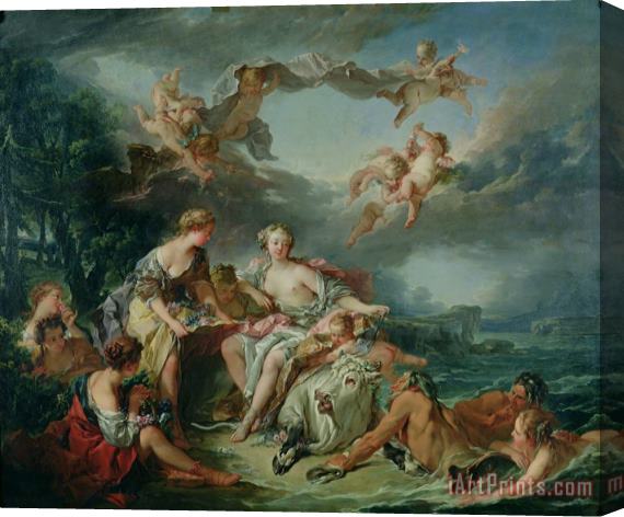Francois Boucher The Rape of Europa Stretched Canvas Painting / Canvas Art