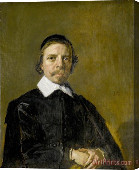 Frans Hals Portrait of a Man, Possibly a Preacher Stretched Canvas Print / Canvas Art