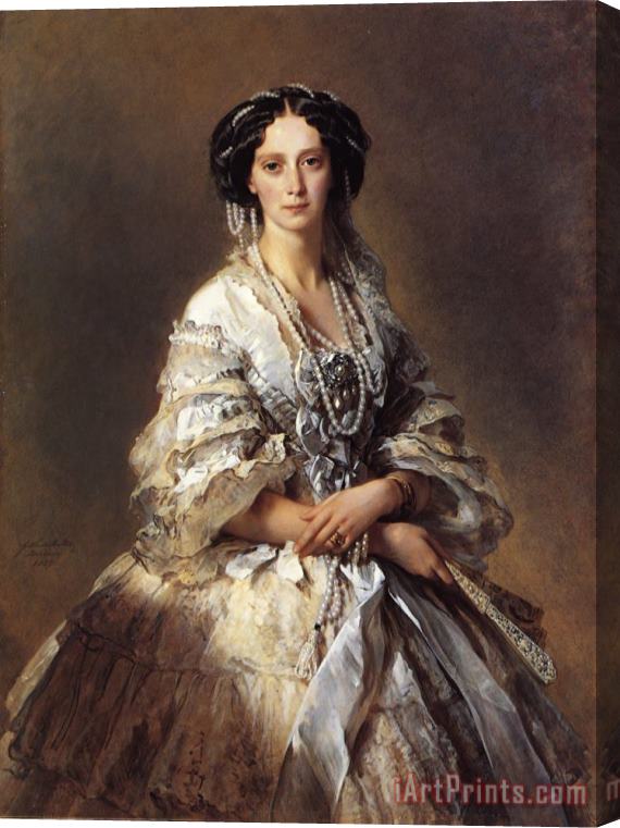 Franz Xavier Winterhalter The Empress Maria Alexandrovna of Russia Stretched Canvas Painting / Canvas Art
