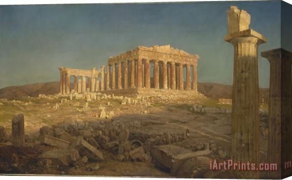 Frederic Edwin Church The Parthenon Stretched Canvas Print / Canvas Art