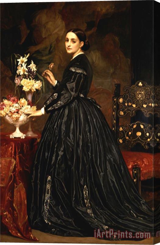 Frederic Leighton Mrs. James Guthrie Stretched Canvas Print / Canvas Art
