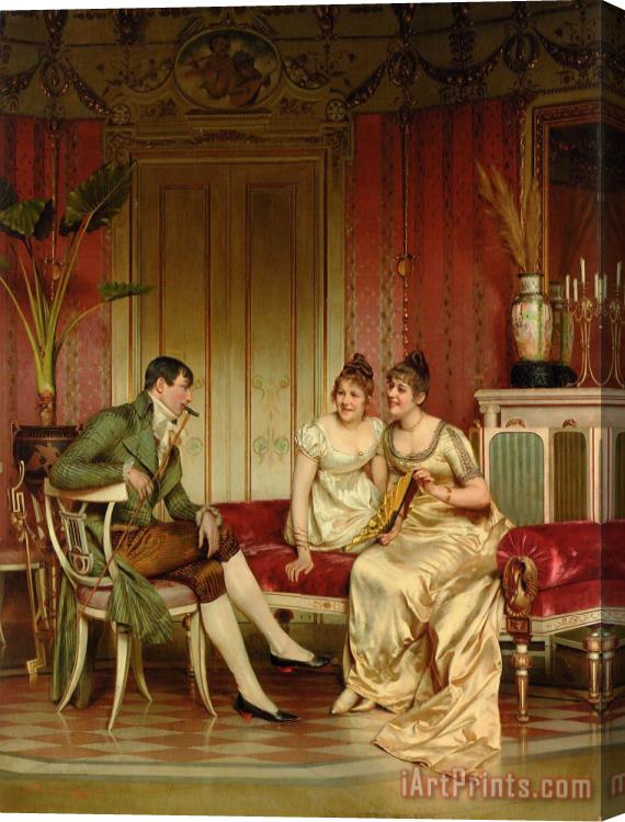 Frederic Soulacroix The Afternoon Visitor Stretched Canvas Print / Canvas Art