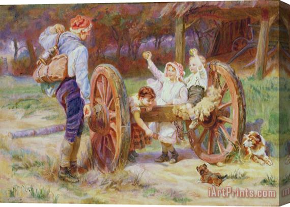 Frederick Morgan Happy as the Days are Long Stretched Canvas Print / Canvas Art