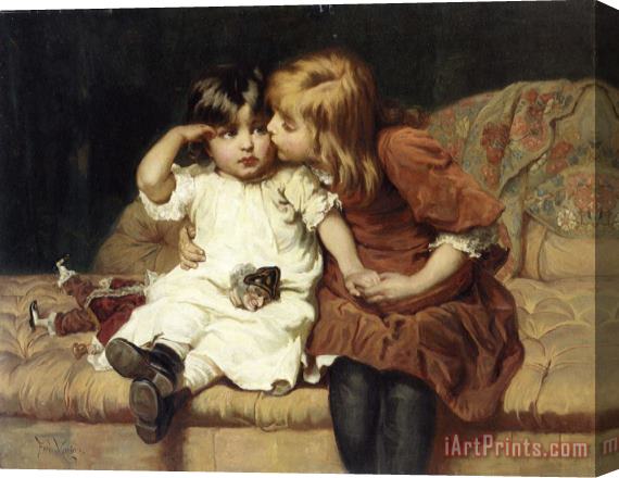 Frederick Morgan The Consolation Stretched Canvas Print / Canvas Art