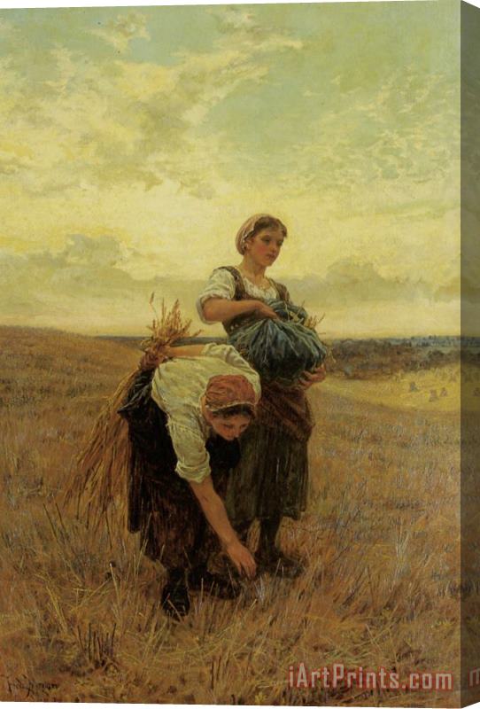 Frederick Morgan The Gleaners Stretched Canvas Painting / Canvas Art