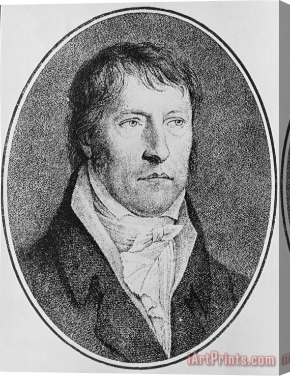 FW Bollinger Portrait Of Georg Wilhelm Friedrich Hegel Stretched Canvas Painting / Canvas Art
