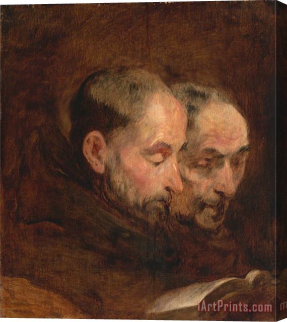 Gainsborough, Thomas A Copy After a Painting Traditionally Attributed to Van Dyck of Two Monks Reading Stretched Canvas Print / Canvas Art