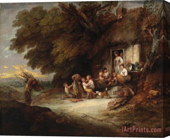Gainsborough, Thomas The Cottage Door Stretched Canvas Print / Canvas Art