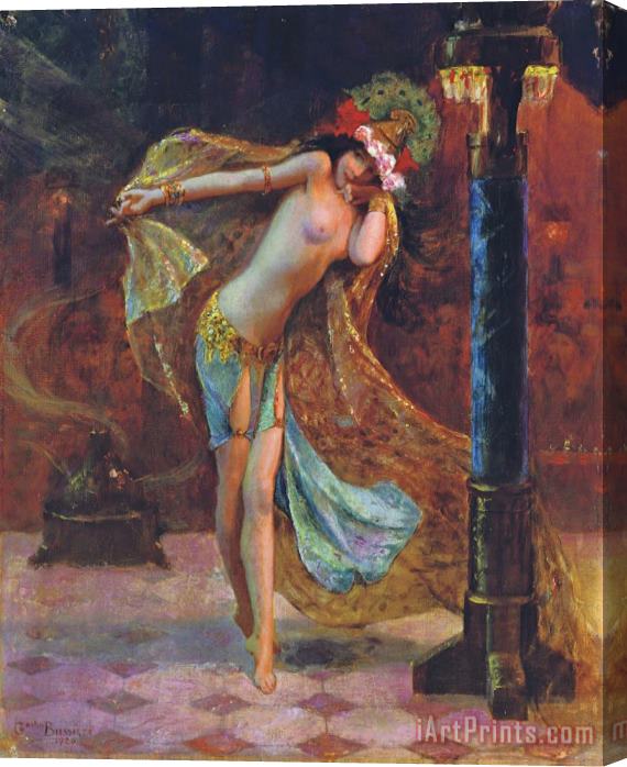 Gaston Bussiere Dance of The Veils Stretched Canvas Painting / Canvas Art
