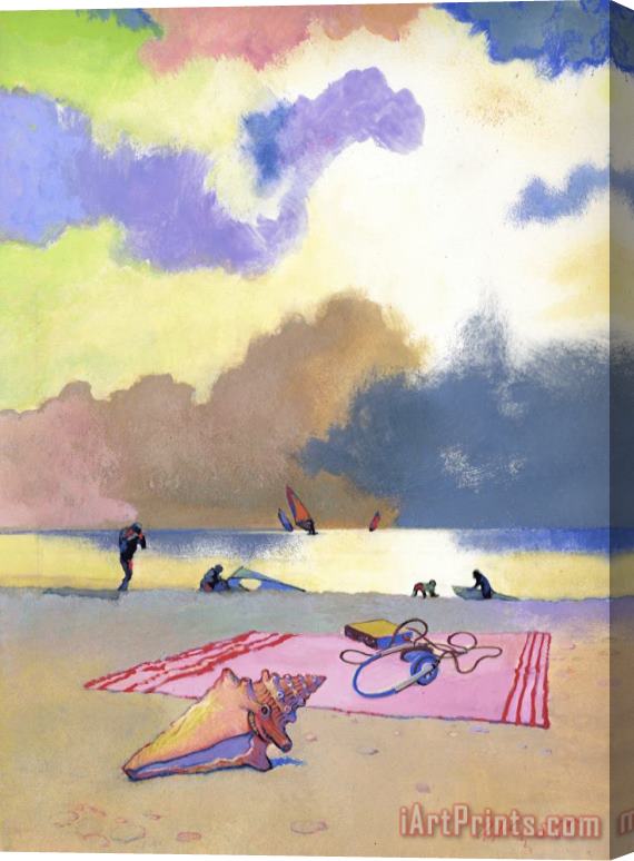 George Adamson Summer Evening Stretched Canvas Print / Canvas Art