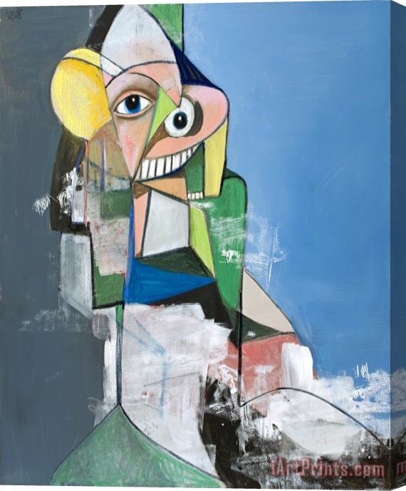 George Condo Heading Out, 2013 Stretched Canvas Print / Canvas Art