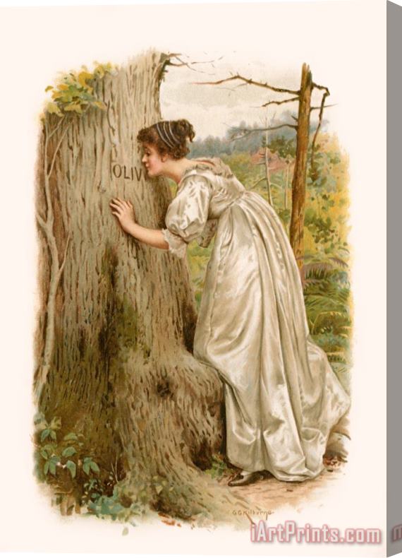 George Goodwin Kilburne Tennyson's Olivia Stretched Canvas Painting / Canvas Art