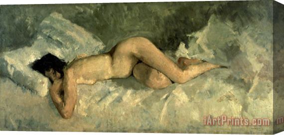 George Hendrik Breitner Reclining Nude Stretched Canvas Print / Canvas Art