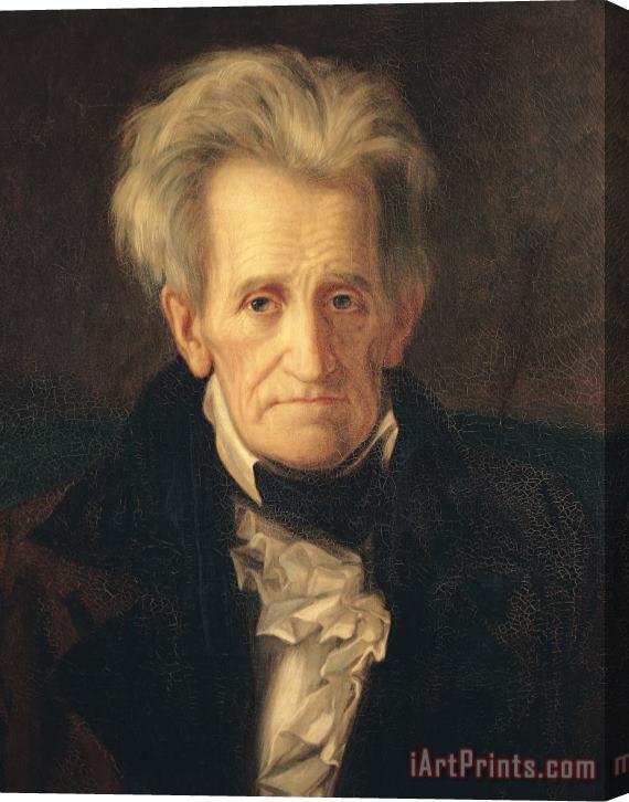 George Peter Alexander Healy Portrait of Andrew Jackson Stretched Canvas Painting / Canvas Art