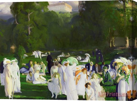 George Wesley Bellows A Day In June Stretched Canvas Painting / Canvas Art