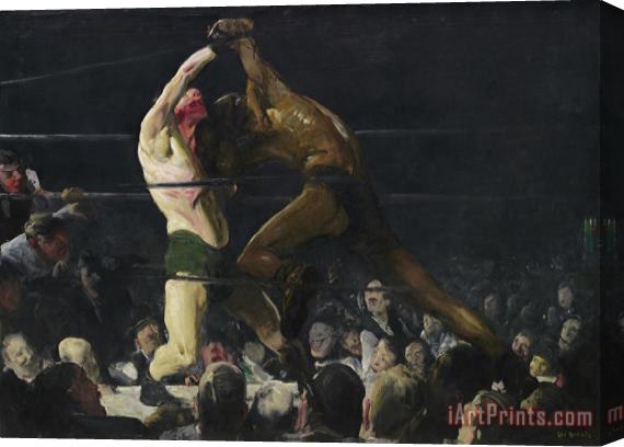 George Wesley Bellows Both Members of This Club Stretched Canvas Print / Canvas Art