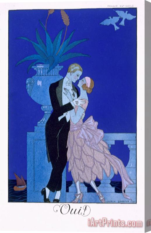 Georges Barbier Yes Stretched Canvas Print / Canvas Art