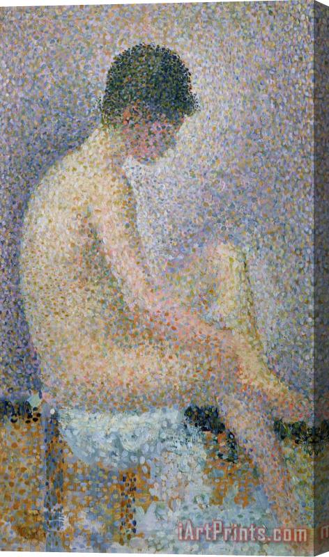 Georges Pierre Seurat Model In Profile Stretched Canvas Print / Canvas Art
