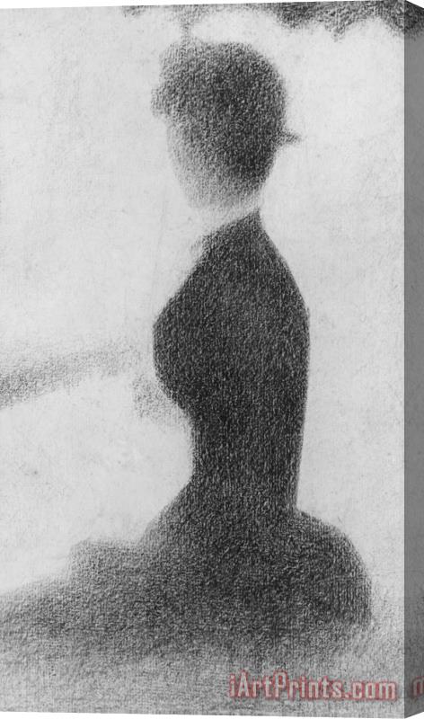 Georges Pierre Seurat Study For Sunday Afternoon On The Island Of La Grande Jatte Stretched Canvas Painting / Canvas Art