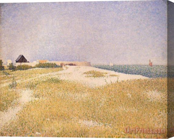 Georges Pierre Seurat View of Fort Samson Stretched Canvas Print / Canvas Art