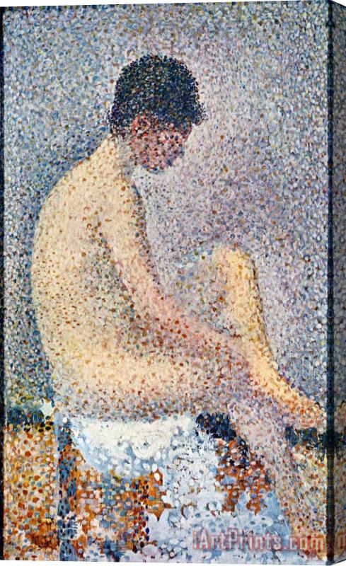 Georges Seurat Model in Profile 1886 Stretched Canvas Painting / Canvas Art