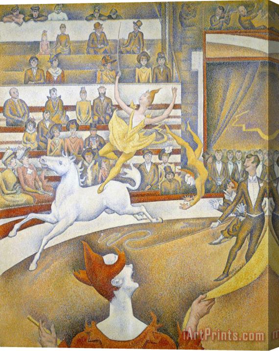 Georges Seurat The Circus Stretched Canvas Painting / Canvas Art