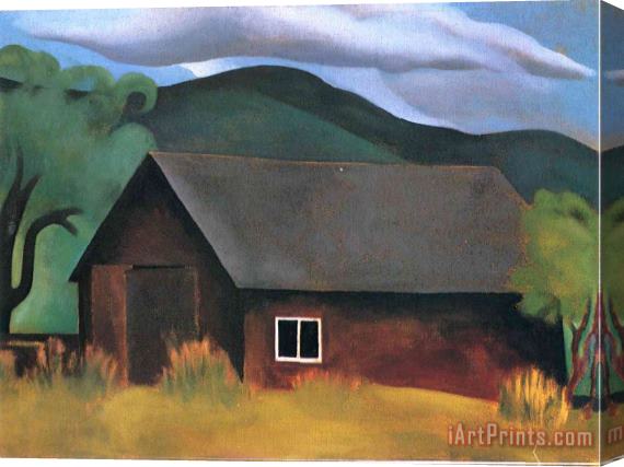 Georgia O'keeffe My Shanty Lake George Stretched Canvas Painting / Canvas Art
