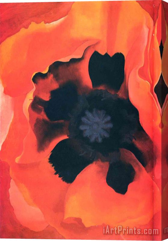 Georgia O'keeffe Poppy 2 Stretched Canvas Painting / Canvas Art