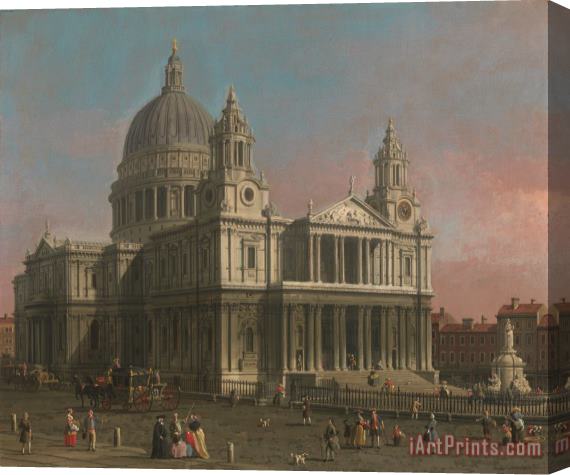 Giovanni Antonio Canaletto St. Paul's Cathedral Stretched Canvas Print / Canvas Art