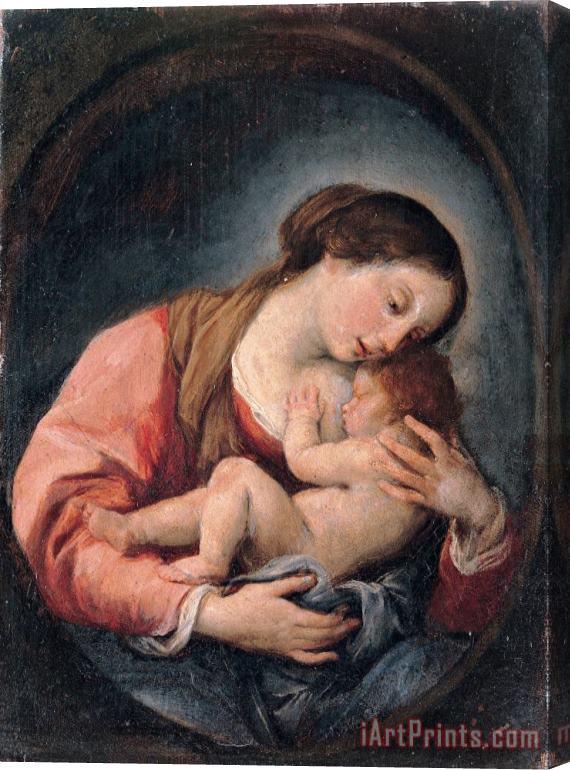 Giovanni Bonati Madonna with The Child Stretched Canvas Painting / Canvas Art