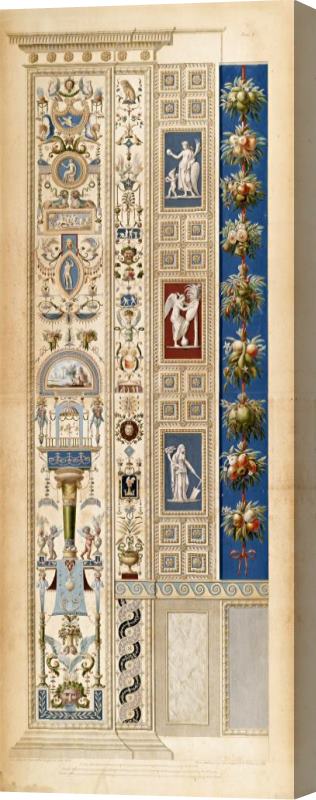 Giovanni Ottaviani Plate I From Loggie Di Rafaele Nel Vaticano Stretched Canvas Print / Canvas Art