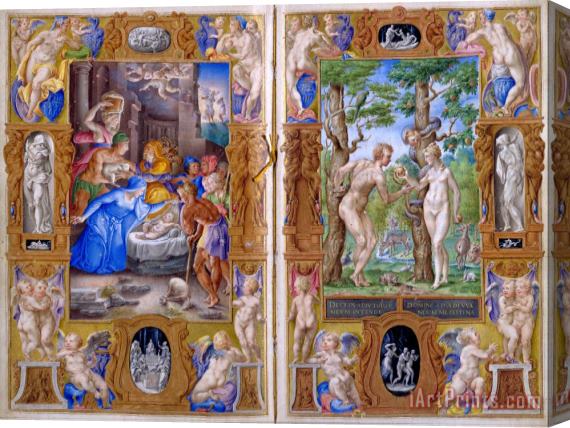 Giulio Clovio Farnese Hours Stretched Canvas Print / Canvas Art