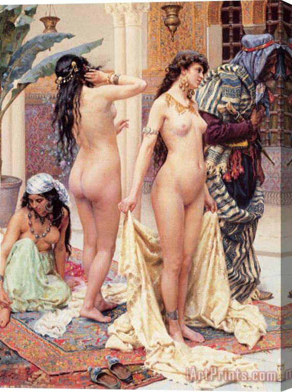 Giulio Rosati Picking The Favourite (detail) Stretched Canvas Print / Canvas Art