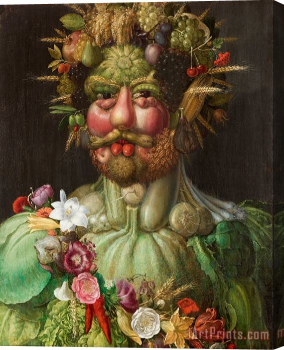 Giuseppe Arcimboldo Rudolf II of Habsburg As Vertumnus Stretched Canvas Print / Canvas Art