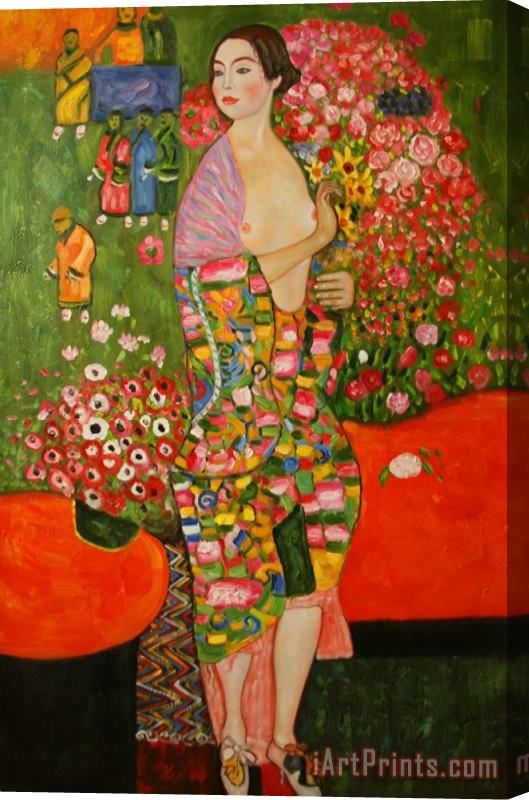 Gustav Klimt Dancer Stretched Canvas Painting / Canvas Art