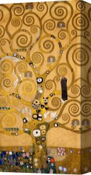 Death And Life Canvas Prints - Tree Of Life by Gustav Klimt